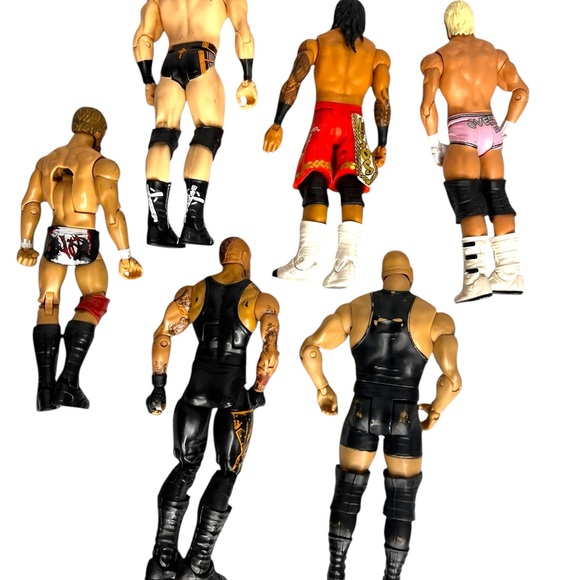 Lot of 6 WWE TM 2000’s Wrestling Figures All In Good Condition! - Picture 2 of 3